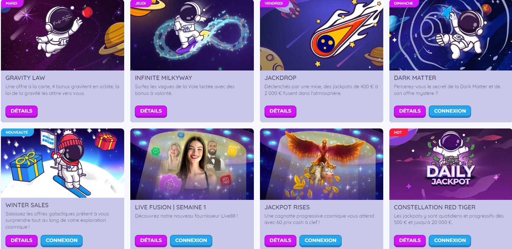 Formulaire d'inscription sur le site en ligne de Jackpot Bob casino